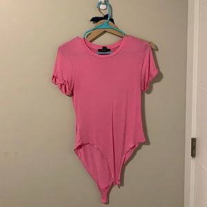 Pink bodysuit
